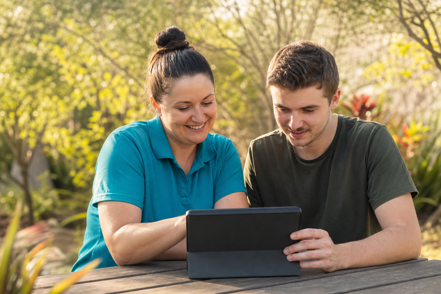 Disability support worker and NDIS participant in Southern Adelaide